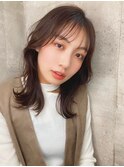 レイヤーミディ＿シースルーバング
