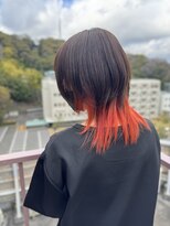 ビアージュ(Viage)&nbsp;#ウルフ #インナーオレンジ #オレンジカラー #マッシュウルフ