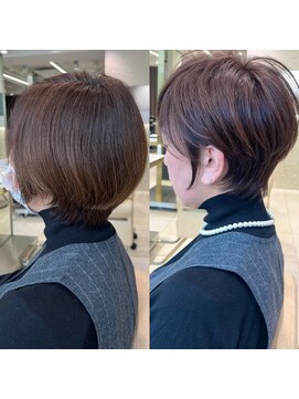 アンド ストーリーズ(&STORIES) 前下がりショート/斜めバンク/絶壁解消/30代/40代【橋本】