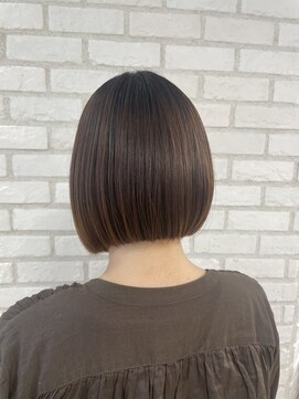 アッシュ 稲田堤店(Ash) パツっとボブ×ナチュラルストレート