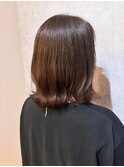 大人女子の外ハネくびれヘア 秋の艶カラー 美肌カラー#3