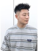 フェード×ツイストパーマ