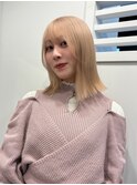 10代20代30代/ミルクティーブロンド/ハイトーン/髪質改善