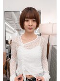 春夏オレンジブラウン《ボブスタイル》