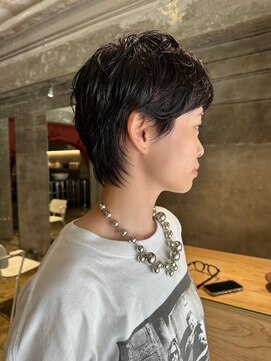 ハマモト ショートパーマ