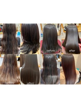 髪のお悩みは人それぞれ。一人ひとりのお悩みや髪質を見極めて、あなたに合った施術を提供します♪