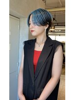 フォート(FORT)&nbsp;ショート　アンブレラカラー　マリンブルー