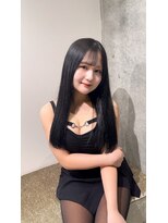 ロンドルピナス 小倉(Lond Lupinus) 黒髪カタログ/オリーブグレー/ココアベージュ/小顔に見せるヘア