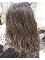 オーブ ヘアー リヒト 松本店(AUBE HAIR licht) ハイライトを入れてブリーチ無しでも色鮮かにできます