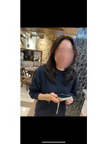 ヘアリゾートエーアイ 新宿西口店(hair resort Ai) 韓国レイヤーカットの小顔ロング