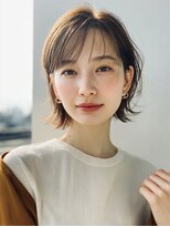 ノアドココ(noix de coco)&nbsp;シースルーバング　カジュアルショート