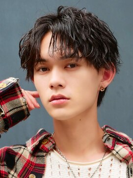 men's salon L-MARK 京都駅前【3月 NEW OPEN(予定)】 シャドウパーマ/曲がる縮毛矯正/ニュアンスパーマ/men's/眉毛