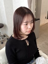 ルフトバイアンビエンテ(Luft by ambiente) ピンクブラウン レイヤースタイル