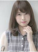 ミルクティーブロンド/デジタルパーマ/ダークブルー[池袋]