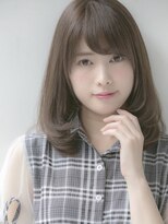 リソラ 池袋(LiSora)&nbsp;ミルクティーブロンド/デジタルパーマ/ダークブルー[池袋]