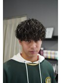 波巻きスパイラルパーマ 下ろし 鹿児島 メンズ