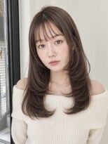 ローネス 銀座(LONESS)&nbsp;ロングレイヤー/ハッシュレイヤー/ラテグレージュ/透明感カラー