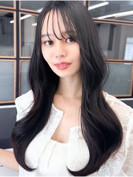 オルクドゥ(Orque deux) 韓国風レイヤーカット◎顔周りカットとくびれロングヘア20代30代