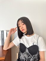 ラフィス ヘアー シーン 調布店(La fith hair scene) 【La fith】タッセルボブ×シアーブラック