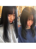 ロスコ(LOSCO) 顔周りシャギーレイヤー