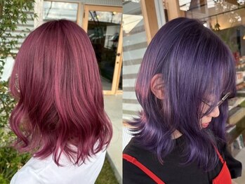 エデル(ederux)の写真/心ときめくデザインカラーを提案!初めてのカラーリングも徹底サポート◎理想の髪色へ導きます♪