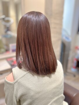 ヘアーデザイン ビビッド(HAIR DESIGN VIVID) 垢抜けカラー/ブラウンカラー/艶カラー/ミディアムボブ/ミニボブ