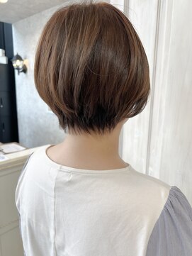 キャアリー(Caary) 福山市美容室Caary丸みショートヘアナチュラルショートヘア