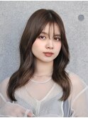 くびれゆる巻き×セミロング〈2〉