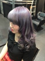 ゾーマ(ZOUMA) アッシュパープル メッシュ ロング TRICKSTYLE☆