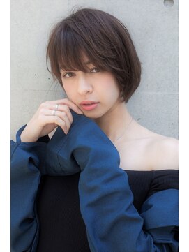 レア 渋谷(Le'a) 【Le'a】#ハンサムな丸みショート イルミナカラー 小暮