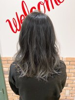 ルーツ(Root)&nbsp;透明感ダークグレージュグラデーションカラー