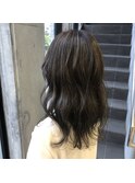 外国人風グレージュヘア