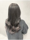 グレージュ系カラーエクステ