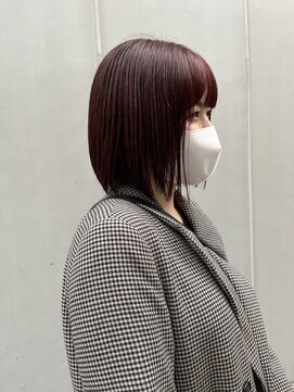 エディ(eddie) 【eddie】つやつや赤髪ボブ