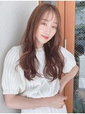 韓国くびれヘア/透明感オリーブグレージュ
