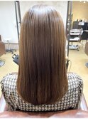 【艶髪】セミロングナチュラルストレート