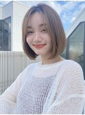 韓国ボブ　髪質改善　ベルボブ　あごしたボブ