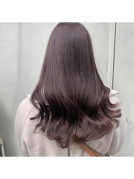 ドールヘアー(Doll hair) ピンクブラウン×水トリートメント