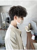 【萩原】ツイストスパイラルパーマ/メンズツーブロックマッシュ