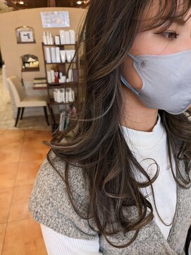 ヴィサージュオーク(VISAGE oak) ハイライト×レイヤースタイル