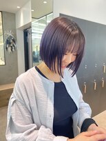 ロンドシエル 横浜(Lond ciel)&nbsp;前下がりボブ×フルバング【久保田夢美】横浜モード