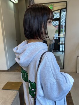 パークレーン アイス イヴェン(park lane ICI yeven) ミニボブ　酸性ストレート　髪質改善トリートメント　栄　矢場町