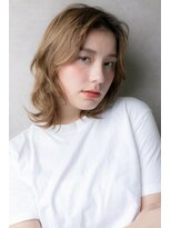 モッズヘア 越谷(mod's hair)&nbsp;□透明感ハイトーンカラー外ハネボブウルフ303越谷10代20代30代