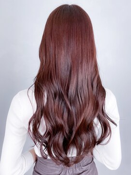 アルバム 新宿(ALBUM SHINJUKU) ピンクベージュ_切りっぱなしボブエアリーロング_ba391881