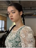 【徳岡紀香】ヘアアレンジ/ヘアセット/卒業式ヘア/お呼ばれヘア