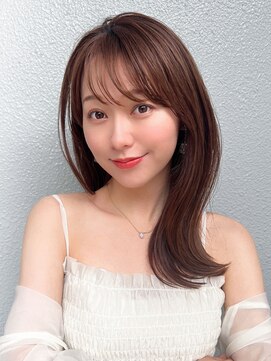 アフロート ディル(AFLOAT D'L) ☆小顔面長丸顔オルチャンヨシンモリミディアム前髪ありなし