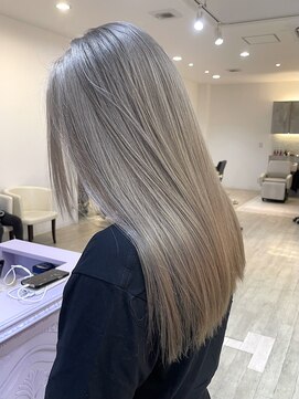 タイドヘアー 高槻2号店(TIDE HAIR) ハイトーングレージュ
