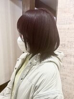 ララ(LALA)&nbsp;ボルドーウルフカット