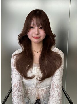 ボタン ハカタ(VOTAN hakata) ブラウンカラー/レイヤーカット/前髪カット