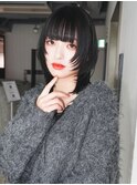 ミディアムウルフレイヤー顔周りレイヤー_F20473